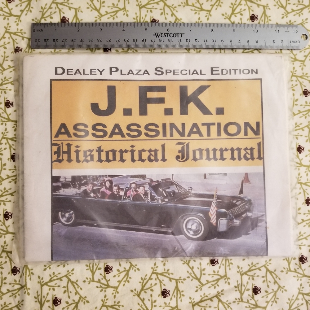 JFK Assassination Historical Journal John F Kennedy  Dealey Plaza Collectible